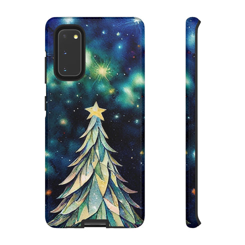 Christmas Tree On a Sky Full of Stars - Impact Resistant Phone Case Samsung Galaxy S20 Glossy